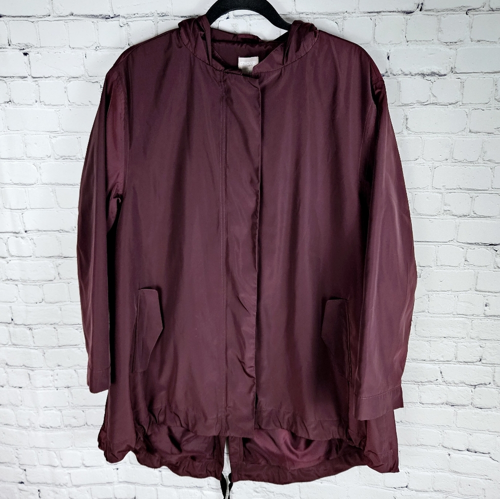 CHICO'S | water repellent lightweight packable travel jacket